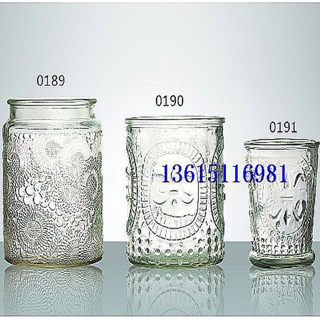 烛台玻璃瓶0189-0191